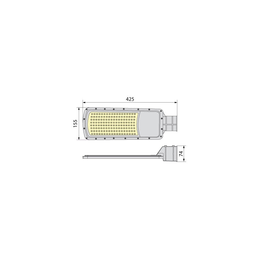 Luminária de rua LED NOVUM PLUS LED/100W/230V IP65 4000K
