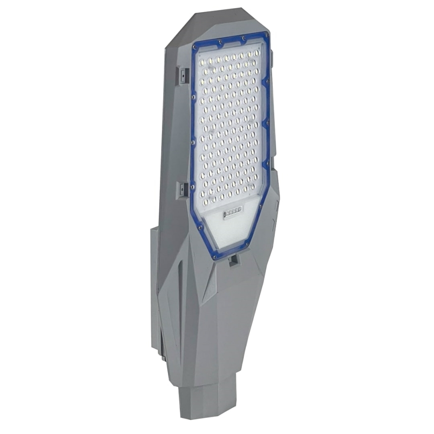 Luminária de rua LED regulável com sensor crepuscular e painel solar LED/200W/20000 mAh 6500K IP65 cinzento