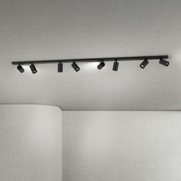 Luminária de spots SEAN 8xGU10/13W/230V preta