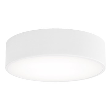 Luminária de tecto CLEO com sensor de movimento e sensor crepuscular, 2xE27/24W/230V, diâmetro 30 cm, branca