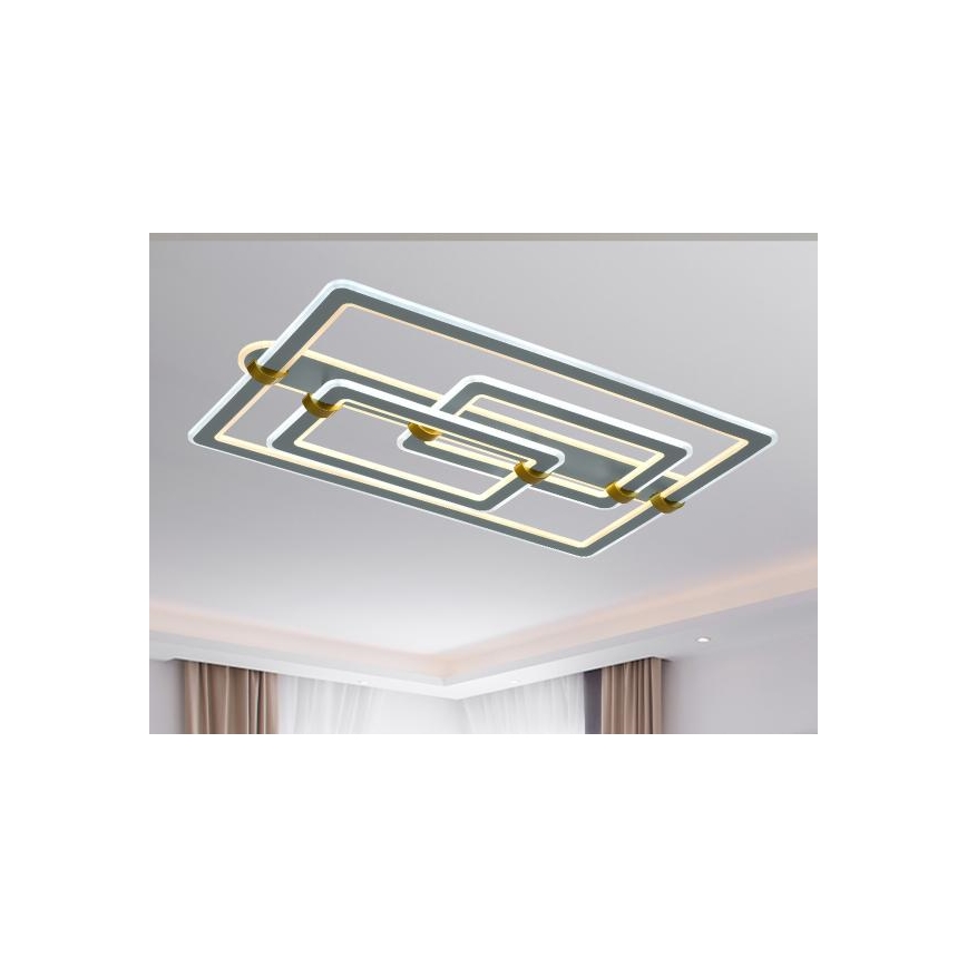 Luminária de tecto LED regulável LED/280W/230V 3000-6500K + controlo remoto