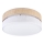 Luminária de tecto SIRJA BOHO 2xE27/15W/230V Ø 45 cm bege/branca
