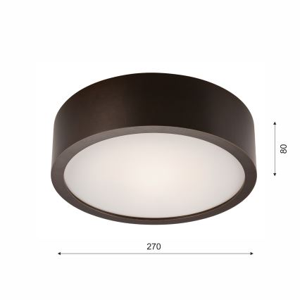 Luminária de teto 1xE27/60W/230V pinho