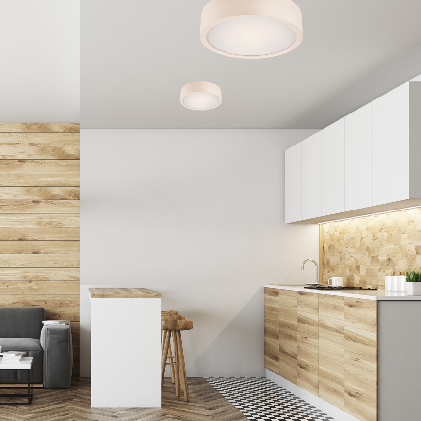 Luminária de teto 1xE27/60W/230V pinho