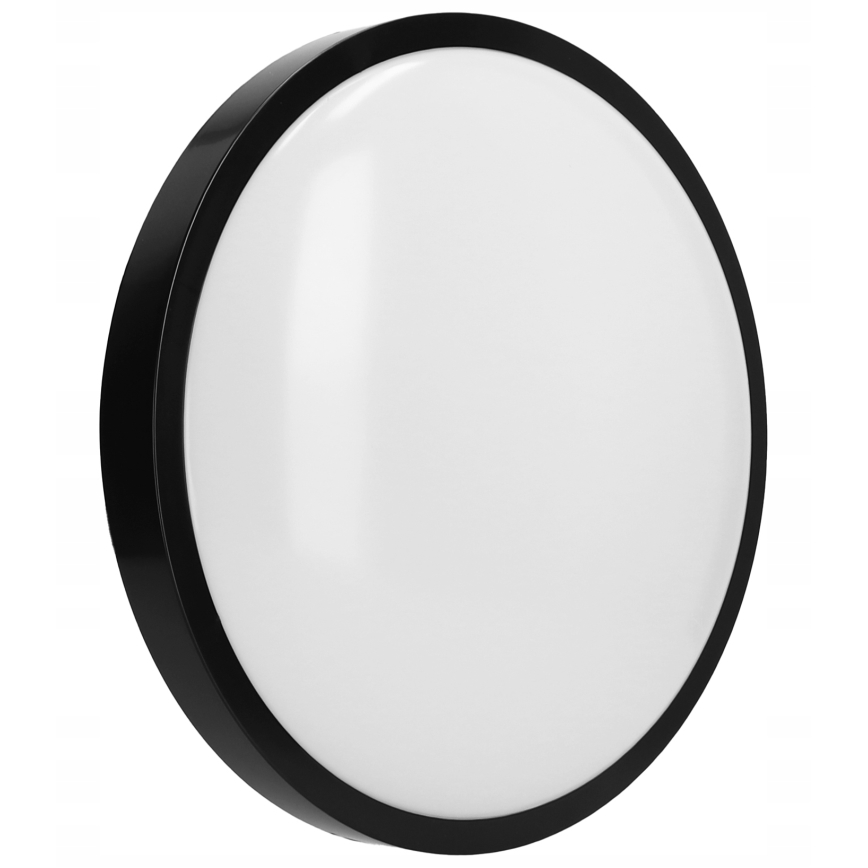 Luminária de teto 2xE27/40W/230V Ø 29,5 cm preta