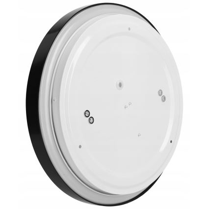 Luminária de teto 2xE27/40W/230V Ø 29,5 cm preta