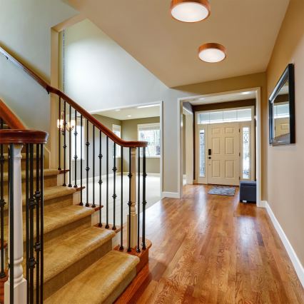 Luminária de teto 2xE27/60W/230V pinho