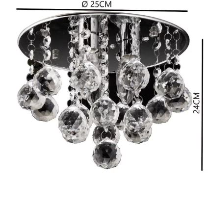 Luminária de teto 3xE14/60W/230V