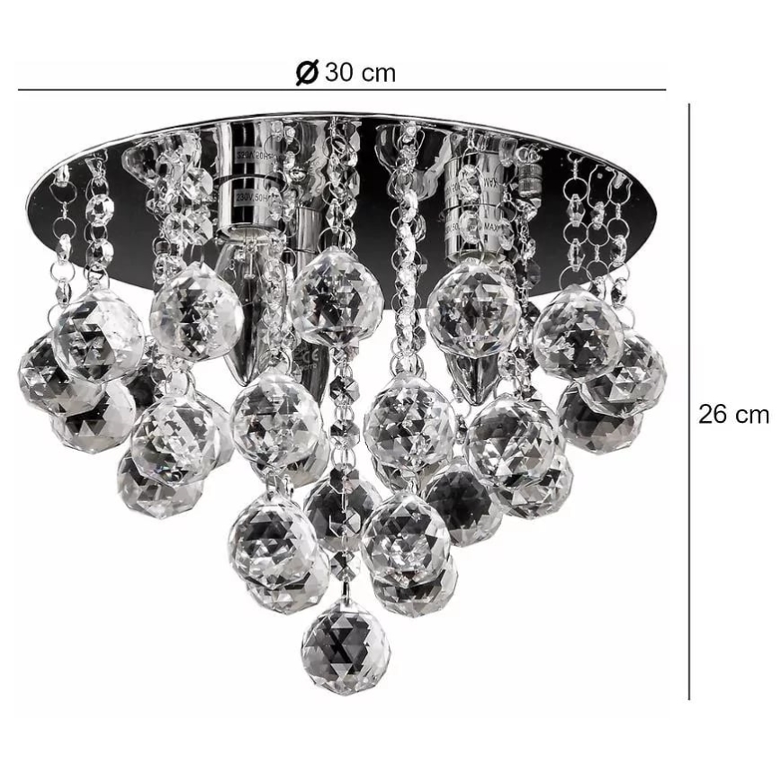 Luminária de teto 3xE14/60W/230V