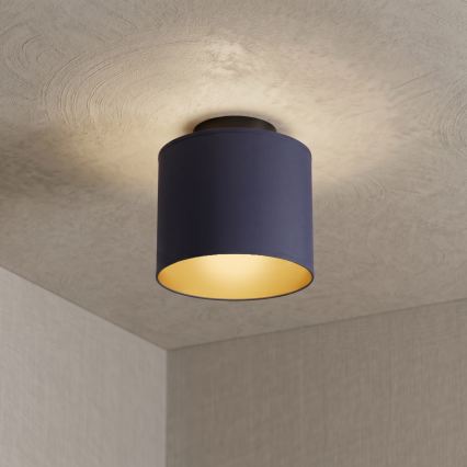 Luminária de teto ARDEN 1x E27/15W/230V, diâmetro 18 cm, azul