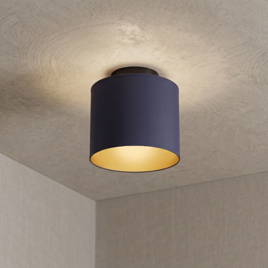 Luminária de teto ARDEN 1x E27/15W/230V, diâmetro 18 cm, azul