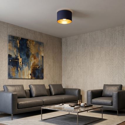 Luminária de teto ARDEN 1xE27/15W/230V diâmetro 25 cm azul