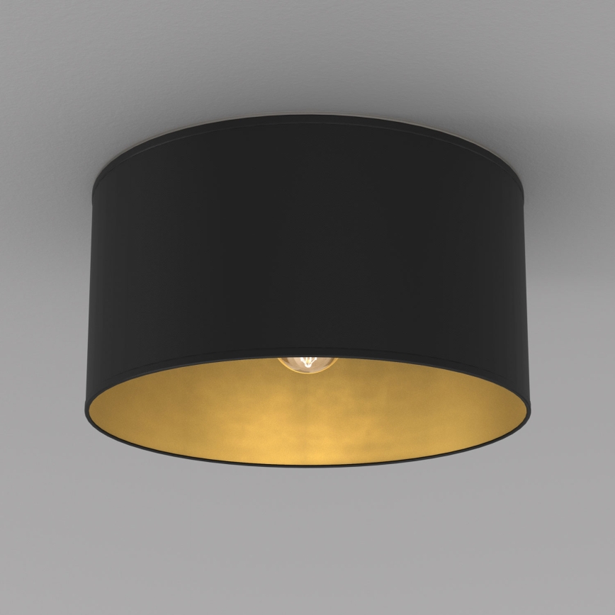 Luminária de teto ARDEN 1xE27/15W/230V Ø 40 cm preta