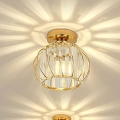 Luminária de teto BELLA 1xE27/40W/230V Ø 20 cm dourada