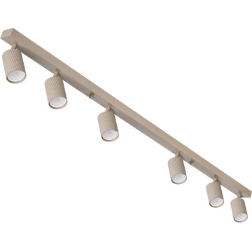 Luminária de teto com 6x GU10/35W/230V, bege