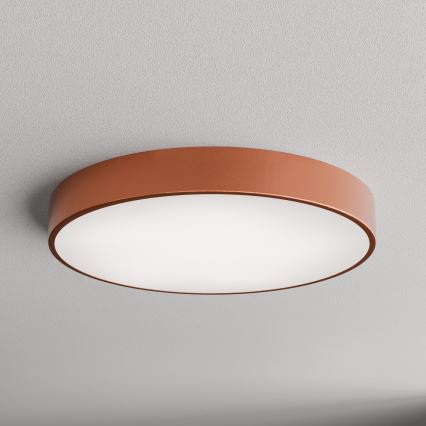 Luminária de teto com sensor de movimento e de crepúsculo CLEO 5xE27/24W/230V Ø 60 cm, acabamento em cobre