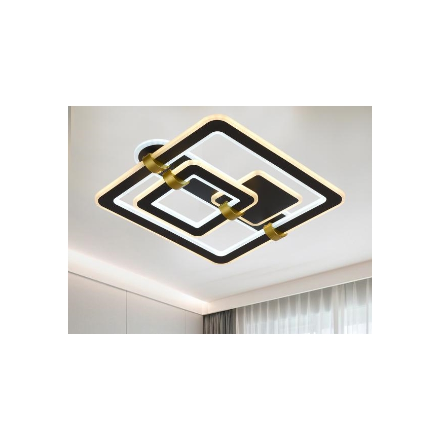 Luminária de teto dimerizável LED/140W/230V 3000-6500K + controlo remoto