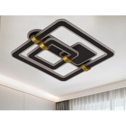 Luminária de teto dimerizável LED/140W/230V 3000-6500K + controlo remoto