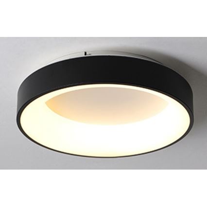 Luminária de teto DRAX LED/32W/230V 3000-6000K Ø 38 cm preta