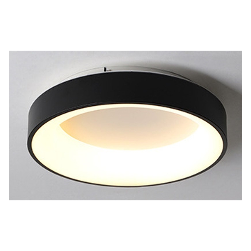 Luminária de teto DRAX LED/32W/230V 3000-6000K Ø 38 cm preta