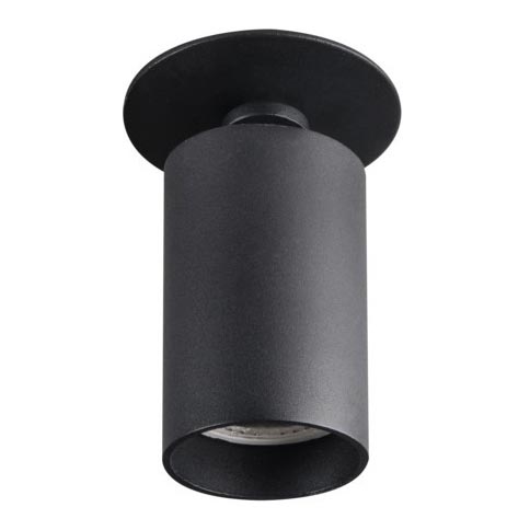 Luminária de teto embutida CHIRO 1xGU10/35W/230V preta