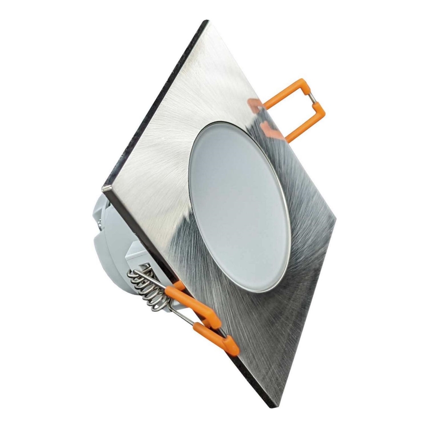 Luminária de teto embutida para banheiro LED BONO LED/5W/230V 4000K IP65 cromo brilhante