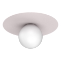 Luminária de teto FLAT 1xE27/15W/230V Ø 35 cm creme