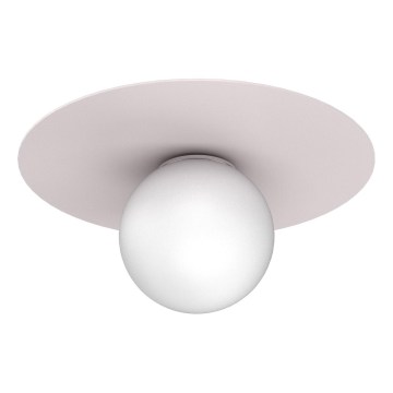 Luminária de teto FLAT 1xE27/15W/230V Ø 35 cm creme