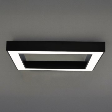 Luminária de teto LED/100W/230V 3000/4000/6500K 80x80 cm preta