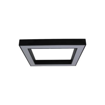 Luminária de teto LED/100W/230V 3000/4000/6500K 80x80 cm preta