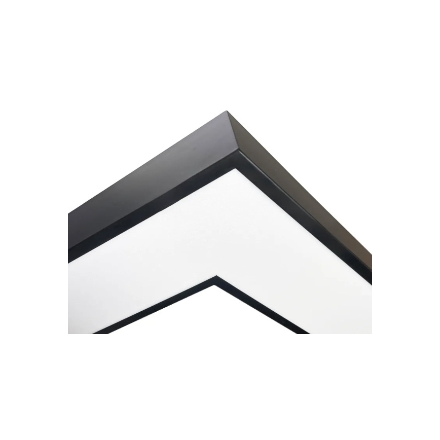 Luminária de teto LED/100W/230V 3000/4000/6500K 80x80 cm preta