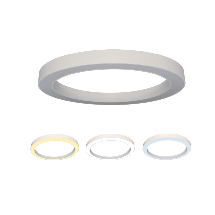 Luminária de teto LED/100W/230V 3000/4000/6500K Ø 100 cm branca