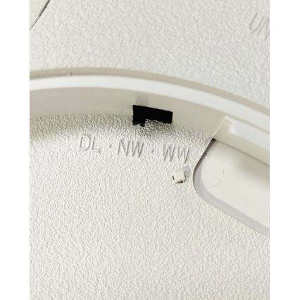 Luminária de teto LED/18W/230V 3000/4000/6500K Ø 23 cm castanha