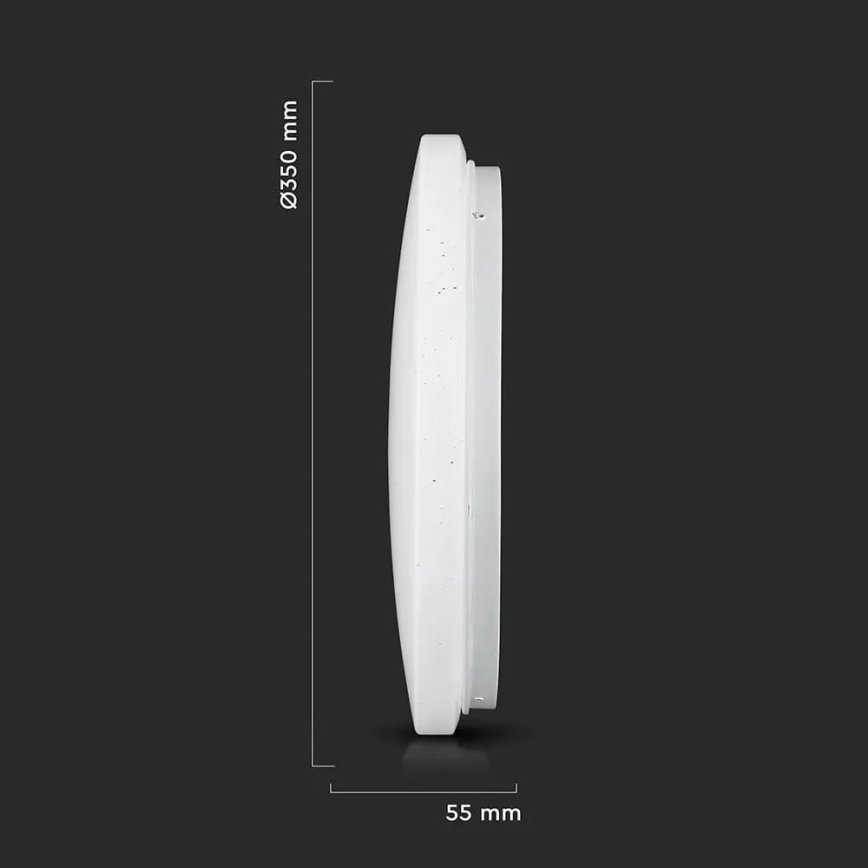 Luminária de teto LED/24W/230V 35cm 3000K/4000K/6400K