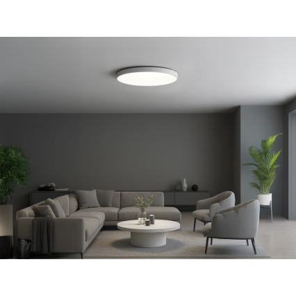 Luminária de teto LED/300W/230V 3000/4000/6500K Ø120 cm branca