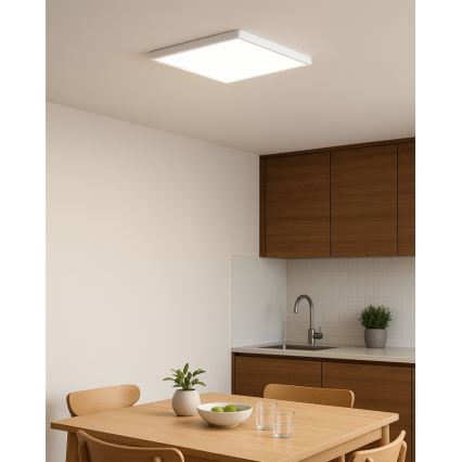 Luminária de teto LED/32W/230V 3000/4000/6500K 40x40 cm branca