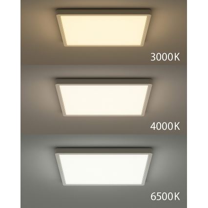Luminária de teto LED/32W/230V 3000/4000/6500K 40x40 cm branca