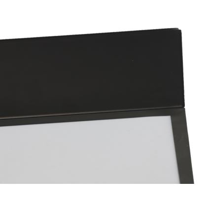 Luminária de teto LED/340W/230V 3000/4000/6500K 100x100 cm preta