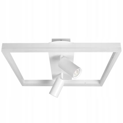 Luminária de teto LED/38W/230V + 2xGU10/30W branca