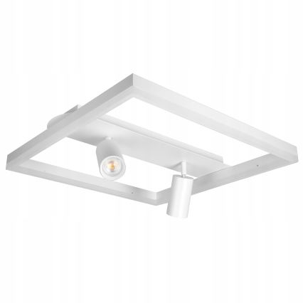 Luminária de teto LED/38W/230V + 2xGU10/30W branca