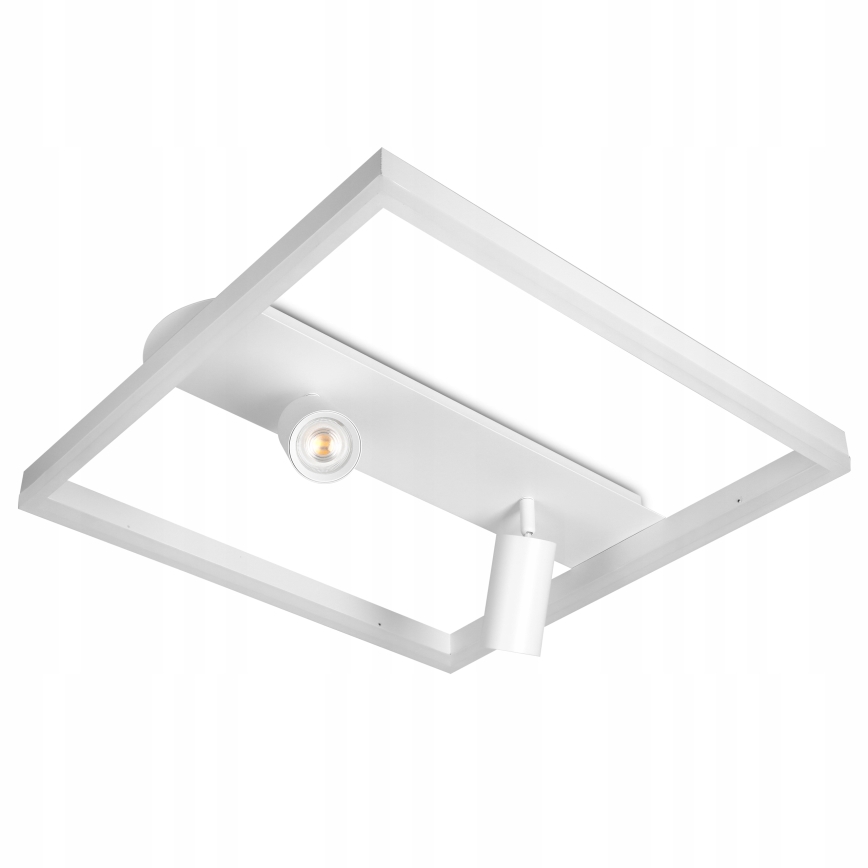 Luminária de teto LED/38W/230V + 2xGU10/30W branca