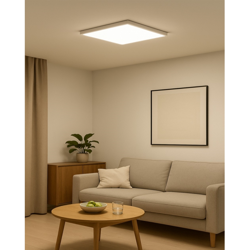 Luminária de teto LED/40W/230V 3000/4000/6500K 50x50 cm branca