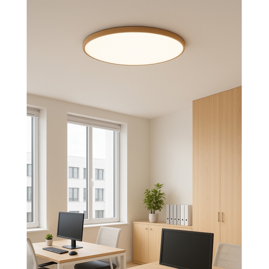 Luminária de teto LED/40W/230V 3000/4000/6500K Ø 50 cm bege