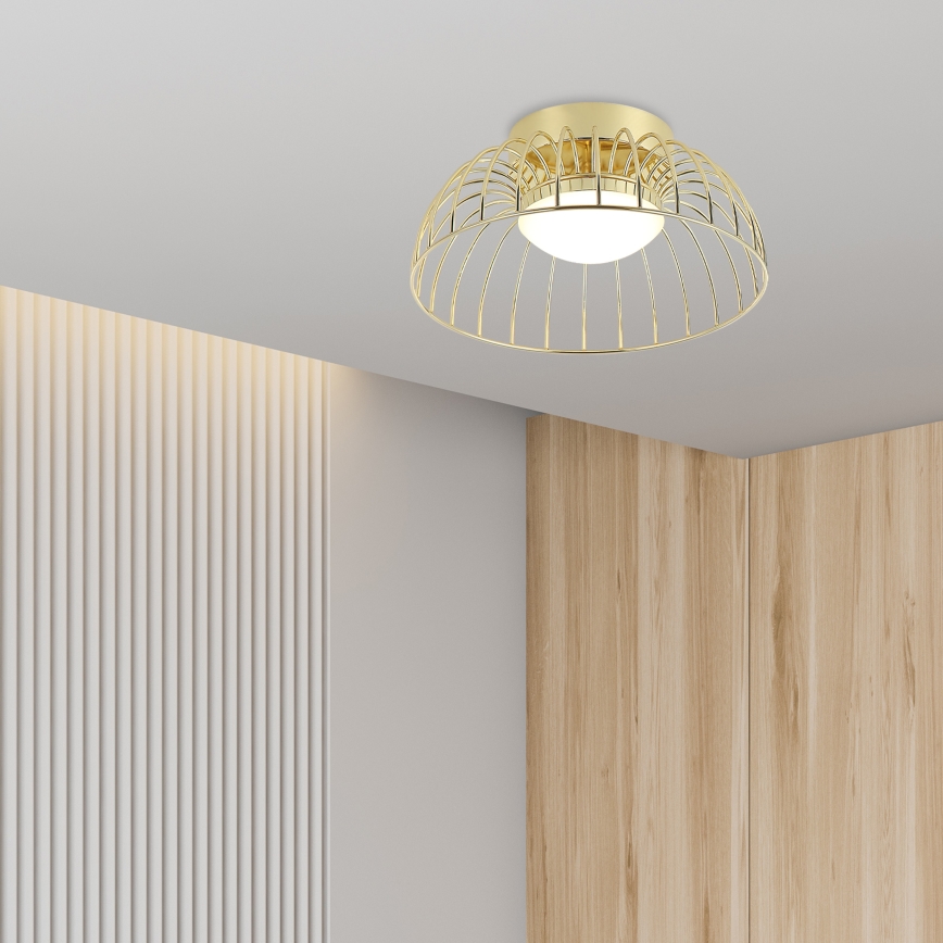 Luminária de teto LED BETSY LED/12W/230V Ø 25 cm dourada