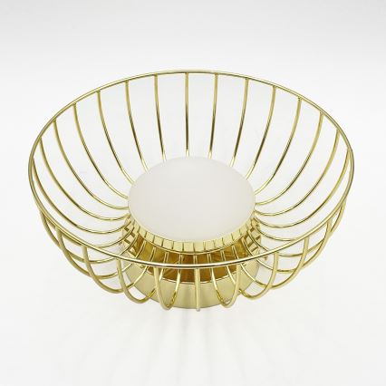 Luminária de teto LED BETSY LED/12W/230V Ø 25 cm dourada