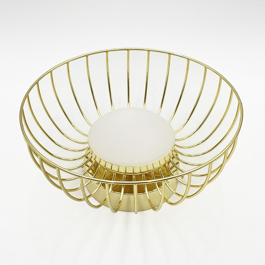 Luminária de teto LED BETSY LED/12W/230V Ø 25 cm dourada