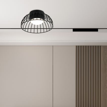 Luminária de teto LED BETSY LED/12W/230V Ø 25 cm preta