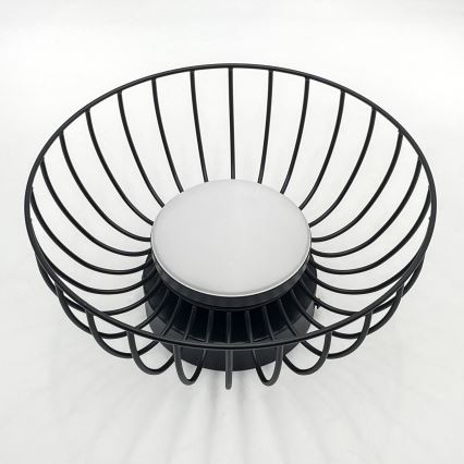 Luminária de teto LED BETSY LED/12W/230V Ø 25 cm preta