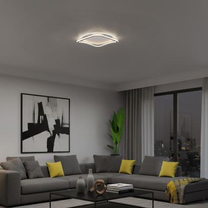 Luminária de teto LED CALI LED/30W/230V 40x40 cm preta