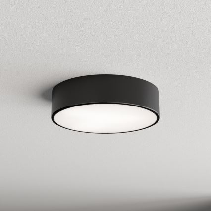Luminária de Teto LED CLEO LED/24W/230V 3000K diâmetro 30 cm preta